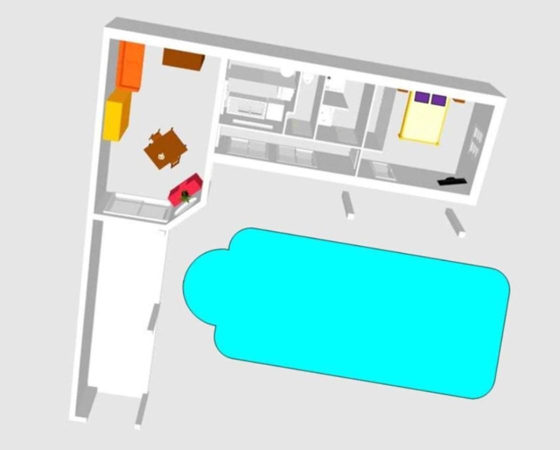 A la Topaze, Gite avec piscine privée chauffée pour 2 ou 3 Le May-sur-Evre Extérieur photo